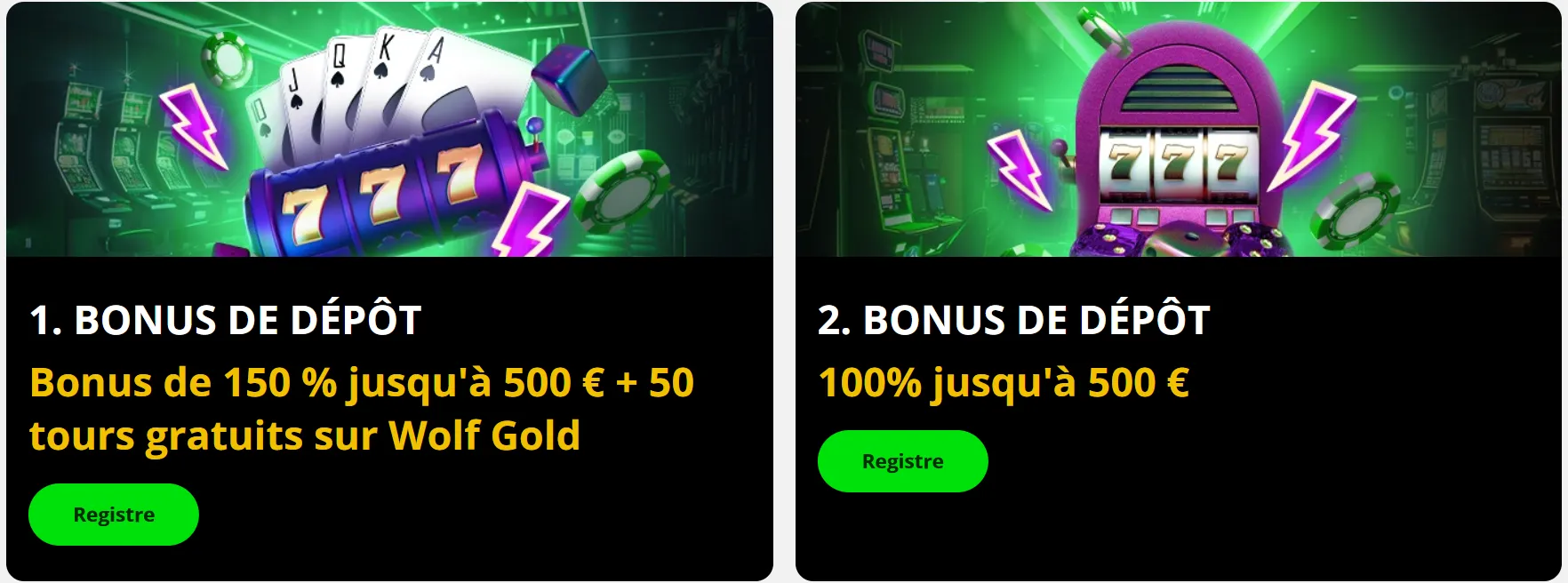 Bonus de casino attractif sur Slot7 Casino