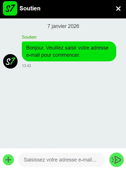 Service client et assistance Slot7 Casino